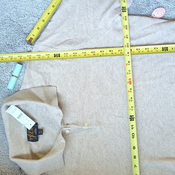 J Crew NEW 100% Cashmere Collared Sweater Mens XLarge New w Tags - Picture 5 of 17